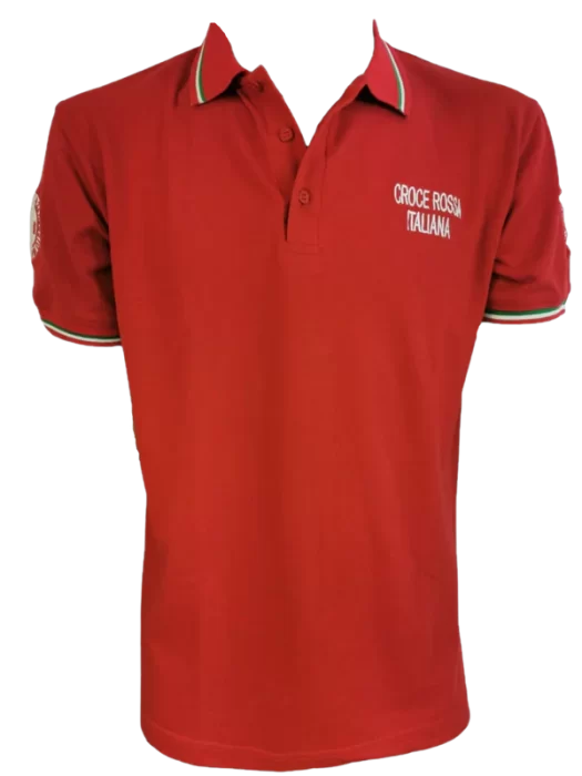 Polo a manica corta Croce Rossa
